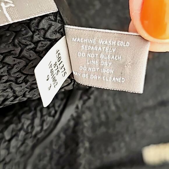 Travelers Collection by Chico's Blazer Jacket Black Tan Womans Sz 1 (USA Small) - Picture 11 of 11